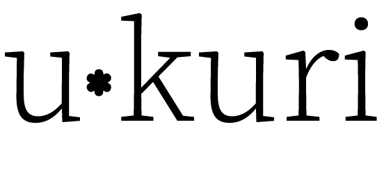 美容室u*kuriの店名ロゴ 芦屋・岡本・甲子園エリアに展開